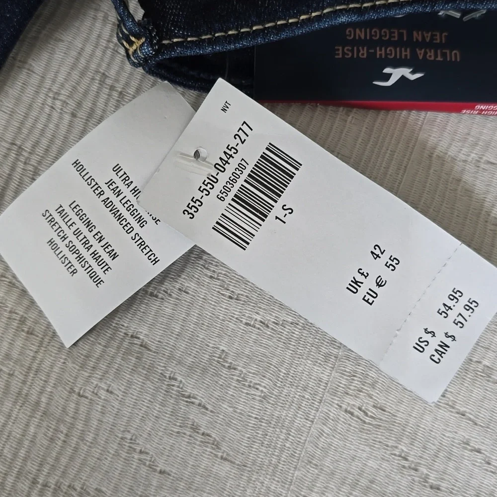 Hollister Ultra High Rise Jean Legging Size 25 Waist (Actual Approx. 23") - Picture 9 of 16